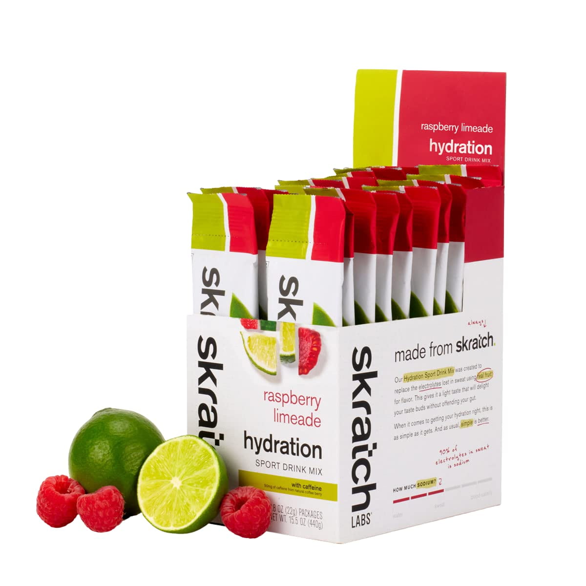 Skratch Labs Hydration Packets Hydration Drink Mix (20ct) 15.5 oz 440g