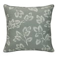 thumbnail image 2 of Outdoor Decor by Commonwealth Sunny Citrus  Printed White Leaves Pillow 18 x 18 in Grey, 2 of 5