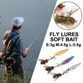 thumbnail image 6 of Spinner Spoon Metal Bait Micro Fishing Lure Small Sequins Long Shot Baits., J5H6, 6 of 8