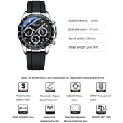 CHENXI Original Mens Watches Top Luxury Business Moon Phase Wrist Watch Men Waterproof Chronograph Male Sport Quartz Clock