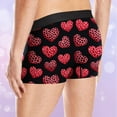 thumbnail image 6 of WMTBSRSW Men's Underwear Boxer Briefs Cool Breathable High Stretchy Boxers Shorts Funny Gifts for Men Valentine's Day Pink3 S, 6 of 6