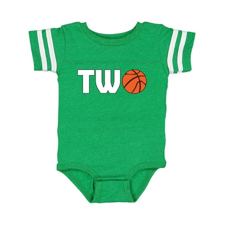 

Inktastic Basketball Second Birthday Gift Baby Boy or Baby Girl Bodysuit