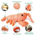 thumbnail image 3 of UOYOTT Electric Hopping Shrimp Cat Toy Jumping Shrimp Plush Interactive Washable T, 3 of 8