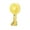 Yellow, variant on Portable Mini Fan, Powerful Personal Handheld Fan with 3 Speeds, Cute and Small, USB Rechargeable for Travel, Lash, Makeup, Outdoor, Home (White) 4.3x9"