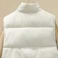 thumbnail image 6 of Dwaogom Women's Fashionable Loose Waistcoat Stand Collar Solid Color Cotton Jacket Tan Puffer Coat Casual Loose Fit Tops, 6 of 9