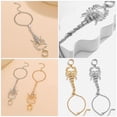thumbnail image 2 of Scorpion Finger Ring Hand Chain Rave Bracelet Scorpion Ring Bracelet Hand Chain, 2 of 9