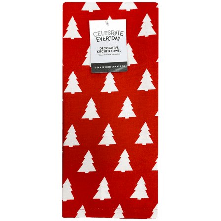 Tree Pattern Decorative Kitchen Towel