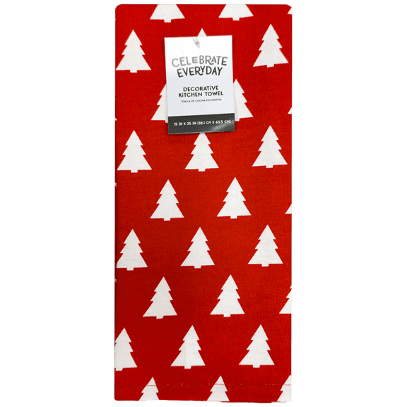 Tree Pattern Decorative Kitchen Towel