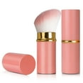 thumbnail image 1 of Set de brochas de maquillaje RN BEAUTY retráctiles Kabuki con funda de aluminio, 1 of 9