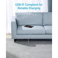 thumbnail image 3 of Cable USB C Anker 310 Blanco 60 W de 10 Pies para Carga Rápida, 3 of 5