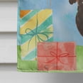 thumbnail image 4 of Happy Birthday Black and Tan Dachshund Flag Canvas House Size, 4 of 4