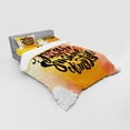 thumbnail image 3 of Ambesonne Vintage Bedding Set 3 Pcs, Love Romance Valentine, Twin XL, Orange and Yellow, 3 of 3