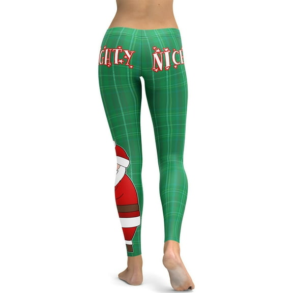 Naughty or Nice Leggings Size: XS for Women | FIERCEPULSE