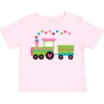 thumbnail image 3 of Inktastic Valentine Heart Train Boys or Girls Toddler T-Shirt, 3 of 5