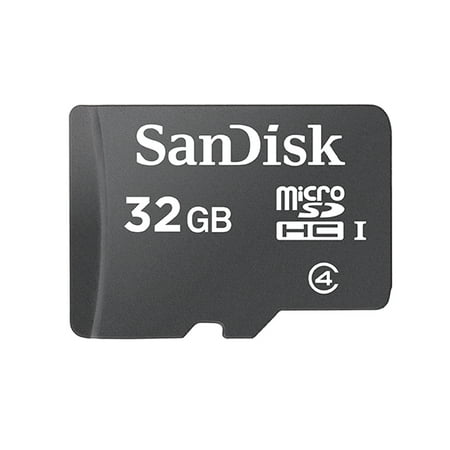 SanDisk 32GB Class 4 microSD Memory Card (What's The Best Sd Card For Dslr Cameras)