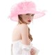 thumbnail image 1 of Women's Kentucky Derby Church Dress Hat Wide Brim Leaf Flower Bridal Shower Hat, 1 of 5