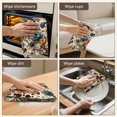thumbnail image 5 of 6 Pcs Funny Kitchen Towels,Pioneer Flower Floral Print Pattern Microfiber Dish Towels,Kitchen Tea Towels,Kitchen Towel Set (18" X 26"), 5 of 7