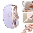 thumbnail image 1 of 2 in 1 Electric Polishing Automatic Nail Clippers with Light, 1 of 7