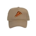 thumbnail image 1 of Adult Men's Pepperoni Pizza Slice Rope Foam Trucker Hat, Beige, 1 of 2