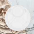 thumbnail image 5 of Plato de Control de porciones, platos de dieta divididos para una alimentación saludable, platos nutritivos de porcelana para cena y almuerzo con divisores, 1 ud., 5 of 5