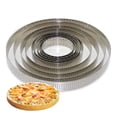 thumbnail image 1 of Moule à Gâteau Rond en Acier Inoxydable DIY Mousse Dessert Tarts Outil de Cuisson, 1 of 5
