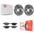 thumbnail image 1 of Transit Auto Front Disc Brake Rotors and Semi-Metallic Pads Kit for Car 2006 Audi TT Quattro 3.2L K8S-103112, 1 of 11