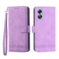 thumbnail image 1 of Funda con ranura para tarjetas de color para Oppo A17 4g, con cordón, función billetera, diseño con orificio para altavoz y función atril., 1 of 5