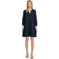 thumbnail image 5 of Time and Tru Women's Long Sleeve Tiered Double Cloth Dress, Sizes XS-XXXL, 5 of 5