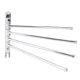 thumbnail image 5 of Toallero giratorio de pared de acero inoxidable con 4 varillas, soporte para estante, barra organizadora para baño, 5 of 14