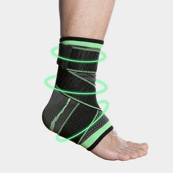 SPRING PARK 1 Pcs Ankle Support Brace, Durable Adjustable Compression Ankle Braces for Sports Protection