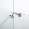 thumbnail image 3 of Two Door Glass Cabinet/Glass Display Cabinet with 3 Shelves (White), 3 of 9
