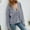 Gray, variant on Babysbule Womens Cardigans Women's V-Neck Solid Color Button Long Sleeve Knitted Sweater Cardigan Women's Top Blouse