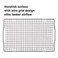 thumbnail image 3 of Square Baking Rack,  2 Pack Cooling Rack - 16" x 10", Nonstick Wire Rack for Baking with Handle fits Half Sheet Pan, Wire Smoker Racks for Grilling, Oven Safe, 3 of 13