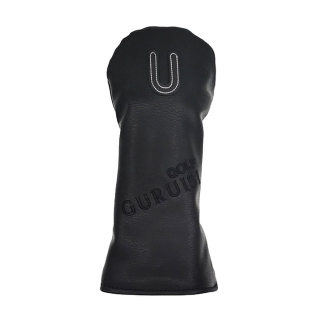 Housses de Protection pour Tête de Golf en PU Imperméable - Motif 3 5 UT Putter Noir UT 27.5x10cm