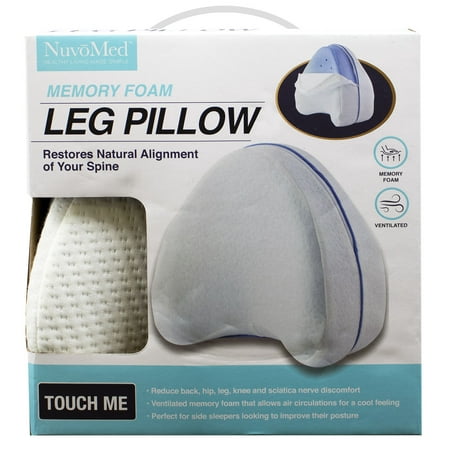 NuvoMed - Memory Foam Leg Pillow - White