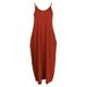 thumbnail image 2 of Vestido Maxi Largo Macarena Bohemio Sin Espalda para Mujer Orange XL, 2 of 8
