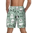 thumbnail image 4 of Balery Puppy Mens Swim Trunks Swim Shorts for Men Quick Dry Inseam Beach Shorts with Compression Liner Pocket-Large, 4 of 9