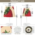 thumbnail image 4 of Many Strawberries Desk Lamp 3 Color Modes LED Table Lamp Nightstand Reading Light for Bedroom Living Room, 4 of 8