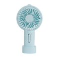 thumbnail image 3 of Fans That Blow Cold Air VibHome Handheld Fans Handheld Fan Compact Lightweight Portable 8 Blades Outdoor Pocket Fan USB Rechargeable 3-speed Variable High Capacity 1266mAh Variable Angle, 3 of 7