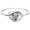 4 Silver, variant on Heart Shaped Ring English Alphabet Ring Jewelry Ring Female