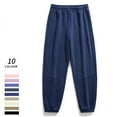 thumbnail image 2 of Eashery Casuals for Men Outdoor Stretch Zip Casual Pant Cotton Linen Harem Pants Mens Pants (Navy,XL), 2 of 3