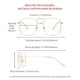 thumbnail image 5 of Cyxus Filtro de Luz Azul Gafas Lentes de Computadora para Hombres y Mujeres Anti Tensión de Ojos Bloquear Ultravioletas Lentes Claros 8080T06 Cyxus Style, 5 of 5