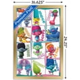 thumbnail image 3 of DreamWorks Trolls - Grid Wall Poster, 14.725" x 22.375", Framed, 3 of 3