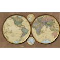 thumbnail image 1 of National Geographic RE00620547 World Hemispheres Map, 1 of 1