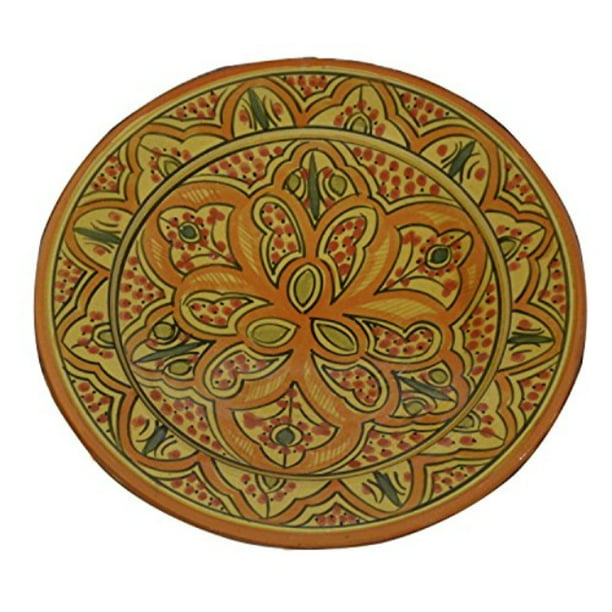 ceramic plates handmade moroccan plate serving 12 inches decorative