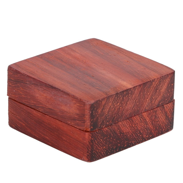 Caja de madera para púas de guitarra con 2 púas de palisandro rojo, accesorios para instrumentos musicales