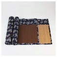 thumbnail image 5 of Farmhouse Style Bamboo Table Runner, Japanese Hand-woven Tablemat With Pattern,Heat Insulation Washable Place Mats For Home Restaurant Decor, 5 of 7