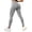 Grey, variant on TGPMGRZ Tummy Control Leggings for Women Workout High Waisted Seamless Athletic Yoga Pants Tights Light Blue Size XL