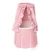 Badger Basket Empress Round Baby Bassinet with Canopy - Pink Bedding with White Pleats