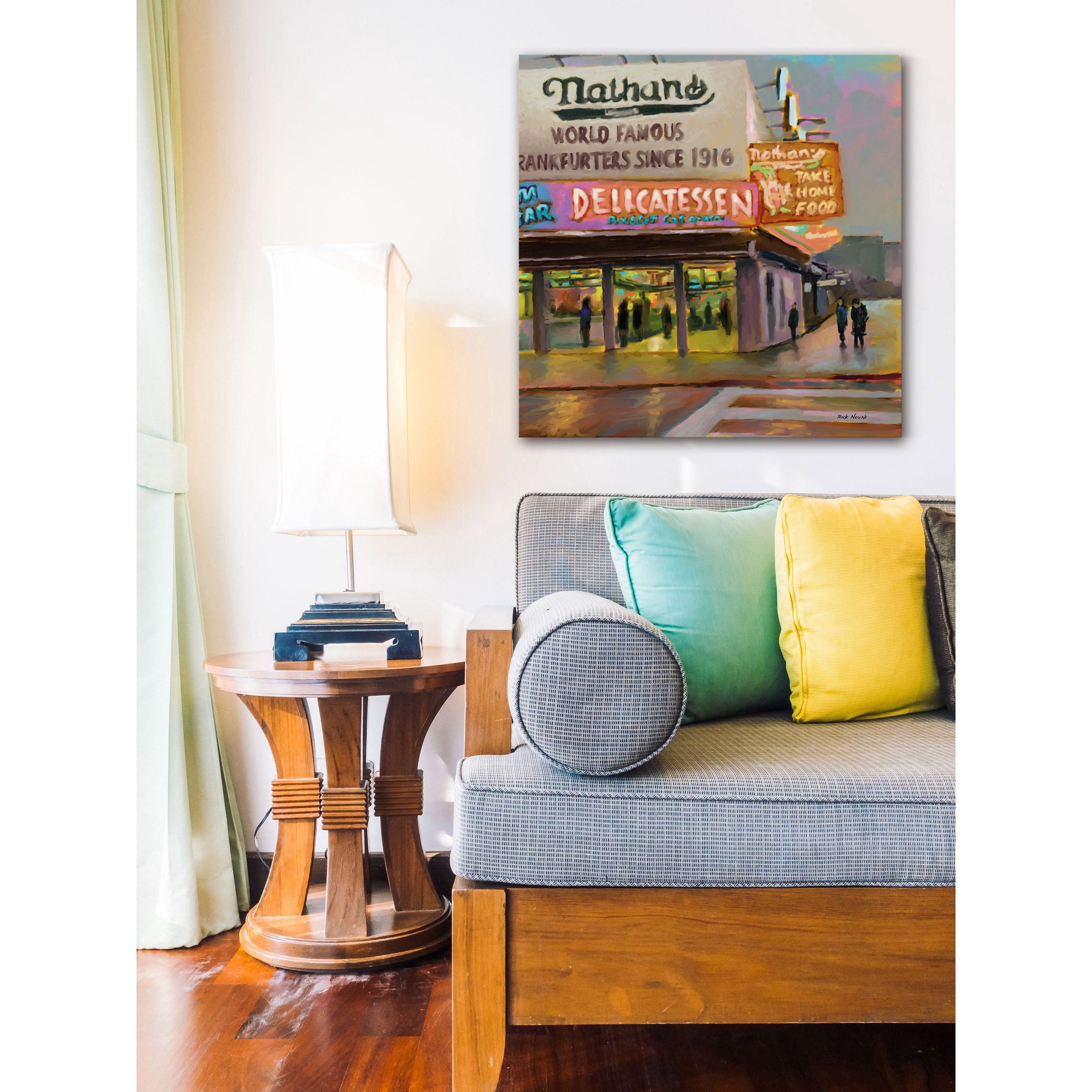 Marmont Hill "Nathans" by Rick Novak Painting Print on Wrapped Canvas